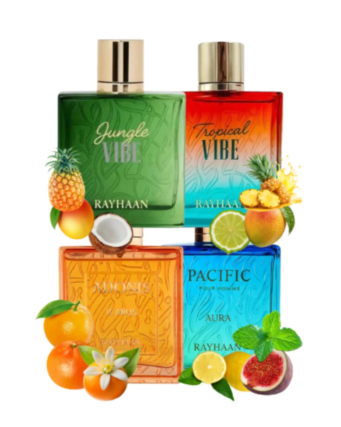 Rayhaan Zomer Bundel - 4 in 1 FragranceGems
