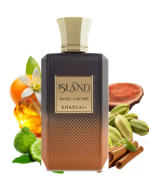 Khadlaj Island Vanilla Dunes 100ml – Arabische Eau de Parfum, flacon