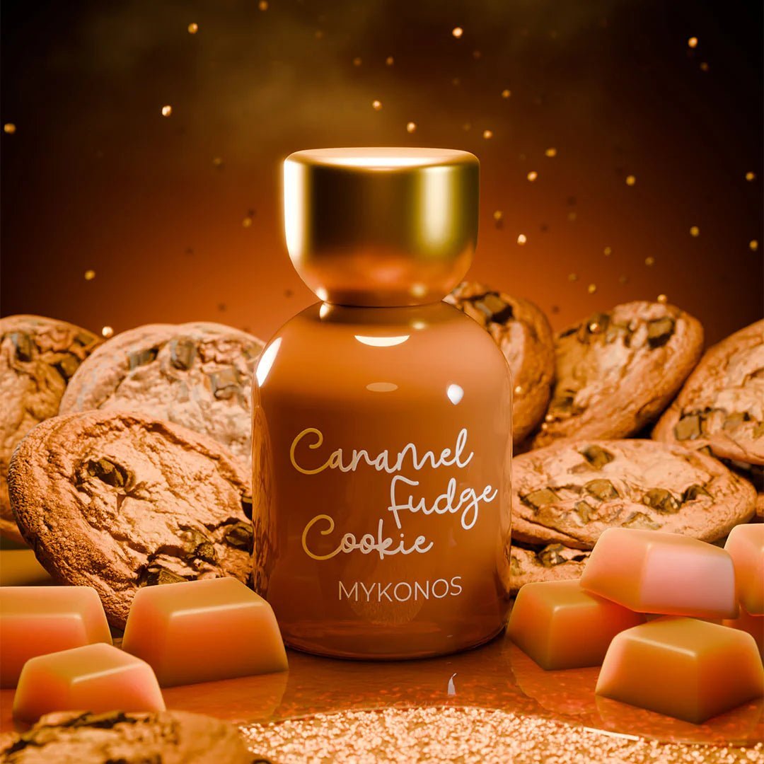 Mykonos Caramel Fudge Cookie (50ml) – Eaux de Parfum, verpakking