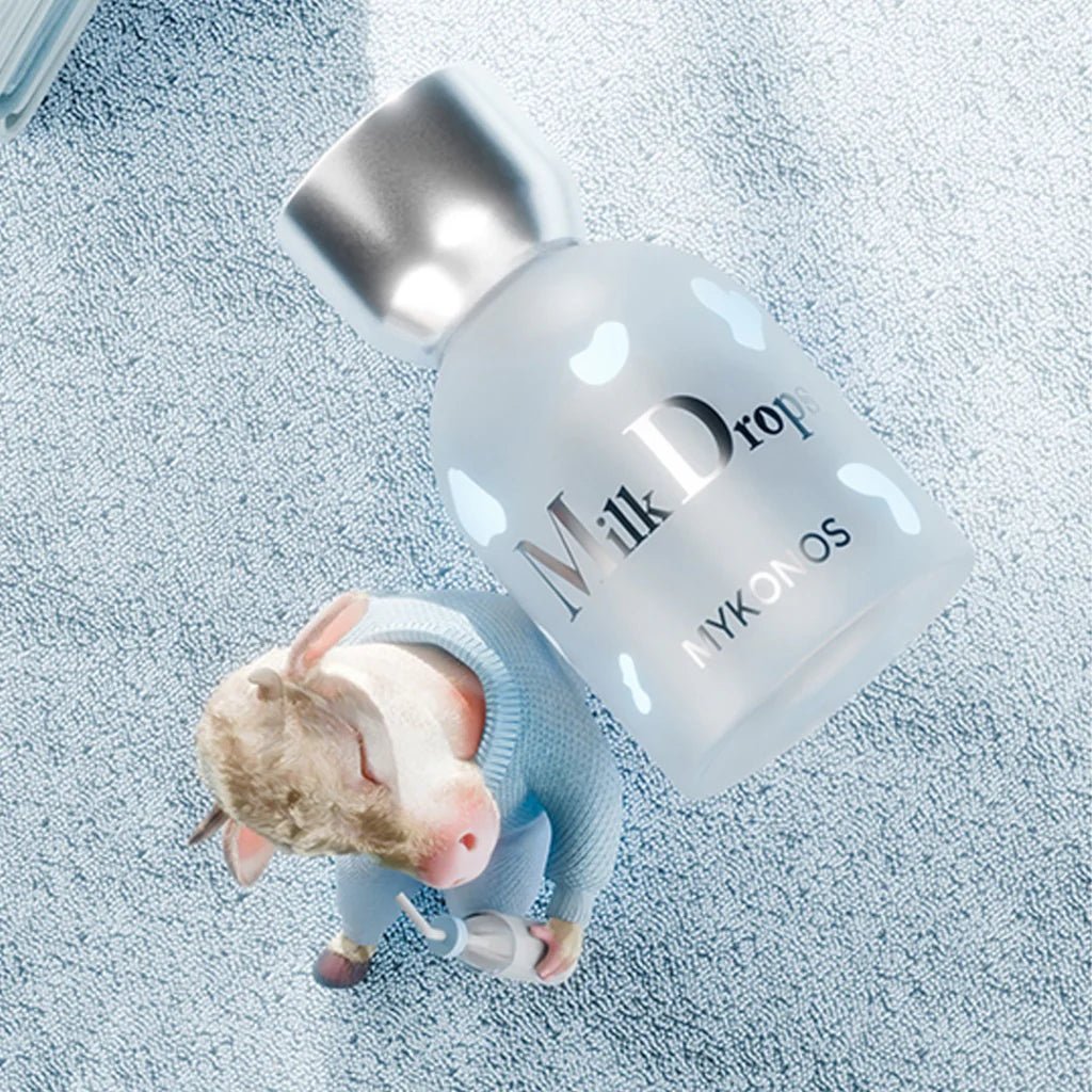 Mykonos Milk Drops (50ml) – Eaux de Parfum, verpakking