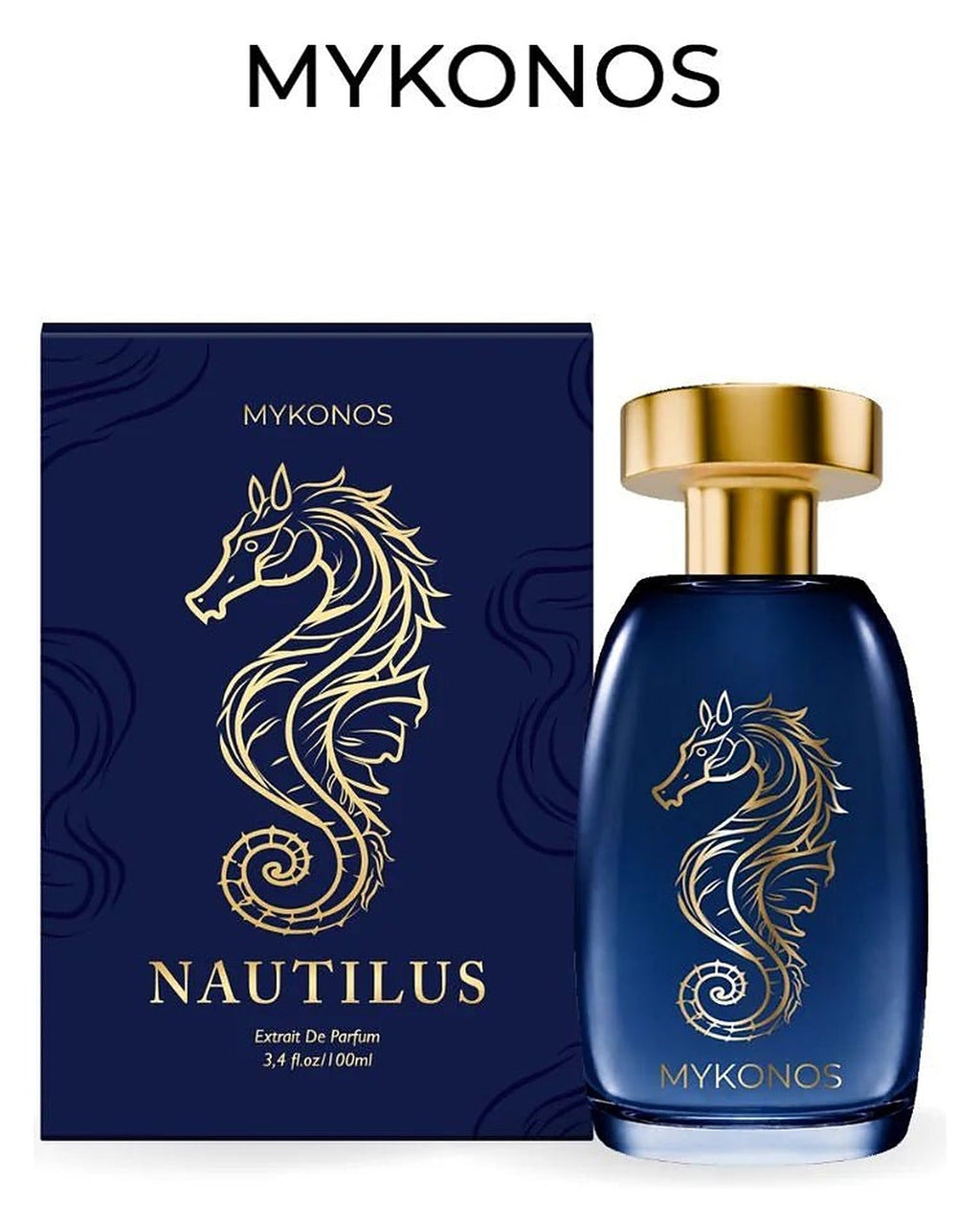 Mykonos Nautilus Extrait de Parfum (100ml) – Eaux de Parfum, flacon