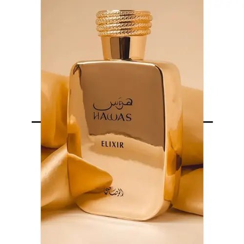 Rasasi Hawas Elixir (100ml) – Eaux de Parfum, verpakking