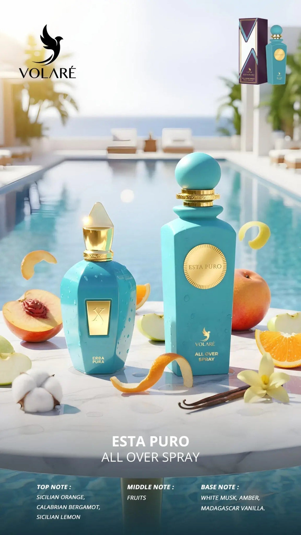 Volare Esta Puro (150ml) - All over spray – Eaux de Parfum, flacon